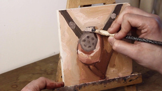 Wet Femboy Layer and Chastity Belt - JOI of Painting Episode 120