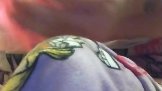 Nikki Rides, plugs, and fucks inverted chastity