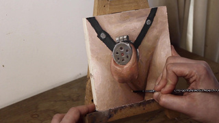 Wet Femboy Pussy Shadows and Detail - JOI of Painting Episode 126