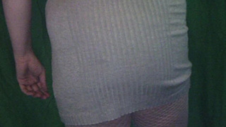 Femboy in chastity pisses into glass