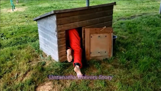 VOST engl - This chaste inferior cleans the car of a French Domina