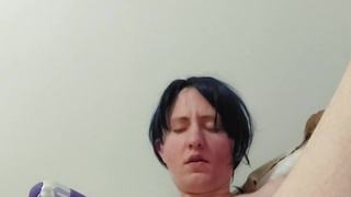 Vibrator over crotch chain