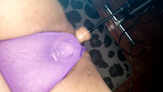 Sissy in Chastity Gets Fucked Max Speed