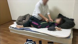 Cute girlfriend begging for cock licking.