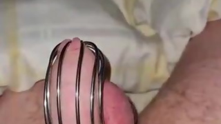Unlocking chastity cage