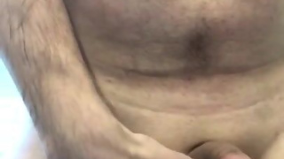 Hot boy is ordered by his GF to put his chastity back on his BIG Cock