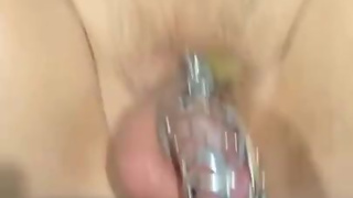 Latex glove and pegging yum. Full video on OF