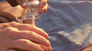 Outdoor Teasing. Enough, Maybe. Let's Go Home and Drain you. Femdom. Cum denial. Chastity.