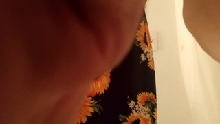 Sissy Femboy Shows off clit in cage & pussy