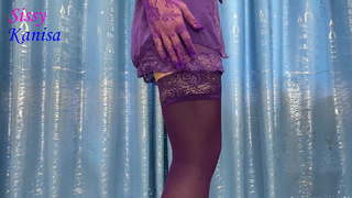 SisK Tiny Cock Cage Under G String