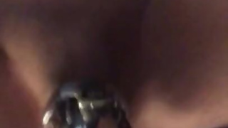 Hot guy finds where his girlfriend stashed the chastity key