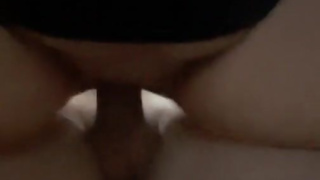 Bull stretches wifes pussy while husband watches