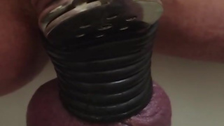 Chastity slave inspection by Mistress 2