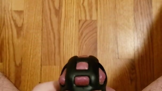 Cock Couldn't Take Chastity Anymore Huge Cumshot