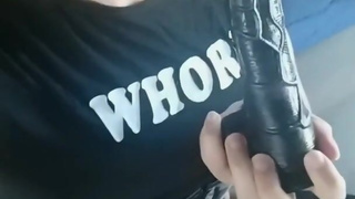 Cute locked femboy traning his throat for big dicks this summer????????