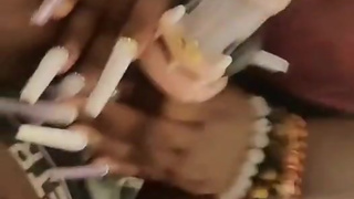 Sissyslut Gets Pounded in Missionary (Chastity Cage)