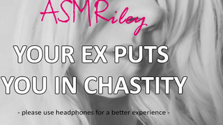 EroticAudio - Your Ex Puts You In Chastity, Cock Cage, Femdom, Sissy ASMRiley