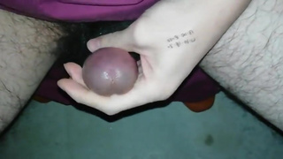 Ejaculation vigorously