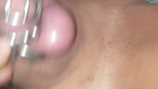 Sissy Cuckold Locked In Chastity Till Hotwife Gets Home From Fucking BBB