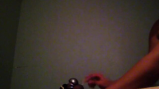 CBT Burning a Caged Cock with her Cigarette. Locked in Chastity for Life!