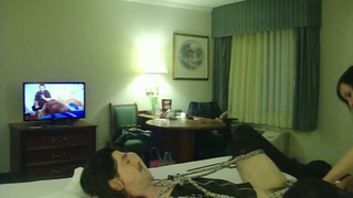 I Give My Sissy Husband An Anal Orgasm In Chastity - Prostate Massage