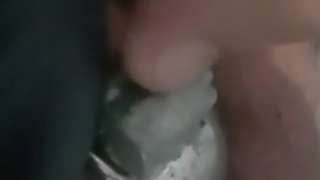 Permanent chastity glue is hard