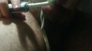 Finally cumming in my chastity cage for the first time