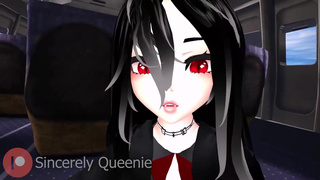 Lewd ASMR Stewardess makes out with you on a plane! Kissing Licks Ear Massage VRChat Roleplay