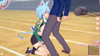 [Hentai Game Koikatsu! ]Have sex with Big tits SAO Shinon(ALO).3DCG Erotic Anime Video.