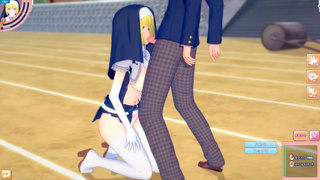 【エロゲコイカツ！ ]火（火）シスターアイリス3DCG巨乳アニメ動画【変態ゲームコイカツ！ シスターアイリス（アニメ3DCGビデオ）