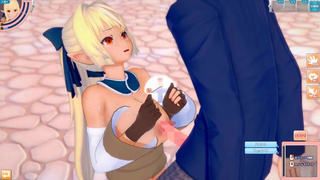 [Hentai Game Koikatsu! ]Have sex with Big tits Vtuber Shiranui Flare.3DCG Erotic Anime Video.