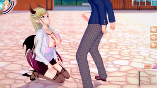 [Hentai Game Koikatsu! ]Have sex with Big tits Vtuber Yuzuki Choco.3DCG Erotic Anime Video.