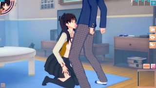 [Hentai Game Koikatsu! ]Have sex with Fate Big tits Ishtar(Rin Tohsaka).3DCG Erotic Anime Video.