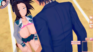 [Hentai Game Koikatsu! ]Have sex with Big tits My Hero Academia Momo Yaoyorozu.3DCG Erotic Anime