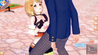[Hentai Game Koikatsu! ]Have sex with Big tits Vtuber Yozora Mel.3DCG Erotic Anime Video.