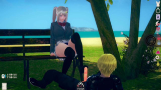 【性格ポジティブで明るい金髪爆乳】 AI少女プレイエロ動画 リアル3DCGエロゲーム【Hentai Game Ai Shoujyo 】Big tits blonde girl is rubbed