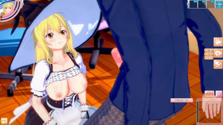 [Hentai Game Koikatsu! ]Have sex with Touhou Big tits Marisa Kirisame. 3DCG Erotic Anime Video.