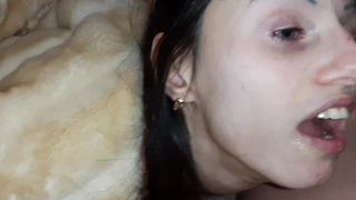 Секс с двумя сучками - фут фетиш, кунилингус, плевки в рот, пощечины - lesbian_illusion