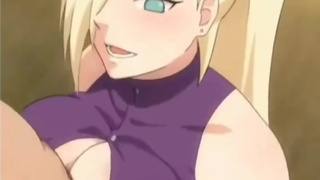 Ino haciendo paja cubana boobjob naruto