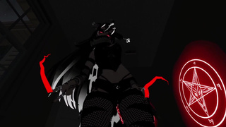 YOU SUMMON AN GOTHIC E-GIRL TO GIVE YOU A TREAT DURING HALLOWEEN