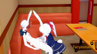 Pokemon Hentai - Cinderace fucks sexy bunny