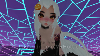 Slamming Your Face With Thicc Thighs Cock Riding White Hair Fat Ass Heels POV Lap Dance