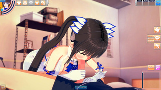3D Hentaigame - hestia Blowjob & Titsjob