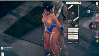 AI Syoujyo [3D Hentai Game] Ep.13 Chunli fucked with a santa dress