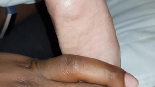 Ebony sucking my white dick compilation