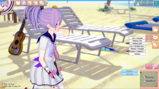 Koikatsu Gameplay Test - Javelin (Azur Lane) Blowjob