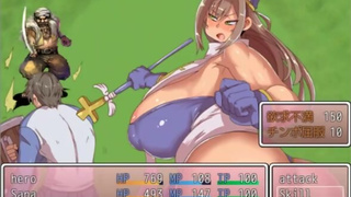 Sana [Hentai Gameplay] EP.4 Rough public boobs