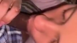 Latina Freak Sucks boyfriend dick fresh out!!!