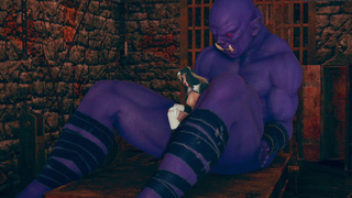 Big ork fuck with cute girl