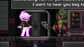 Star girl finds her fellow crewmates being horny... Helps them out...